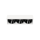 Arkoslight - Black Foster Surface Remote 3 Spot IP20 CRI>90 4000K Wt