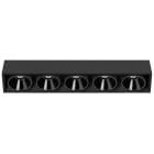 Arkoslight - Black Foster Surface Remote 5 Spot IP20 CRI>90 3000K Nt