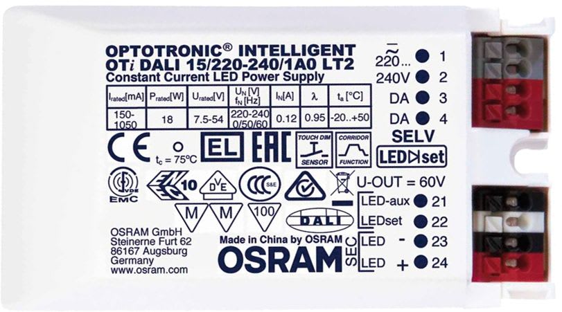 Arkoslight - Kit Oti Lark 11W 300Ma Dali/Push - Catégorie: Constant Current Led Drivers