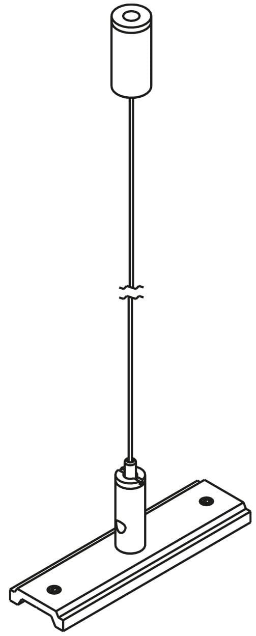 Arkoslight - Suspension Straight Joiner Kit 48V Blanc Texturé