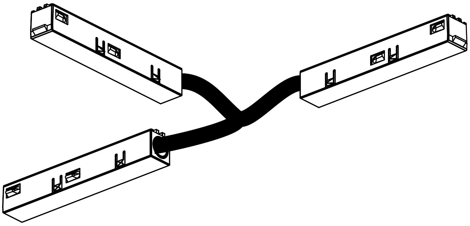 Arkoslight - T-Joint Connector 48V N - Catégorie: Black Foster Surface & Micro