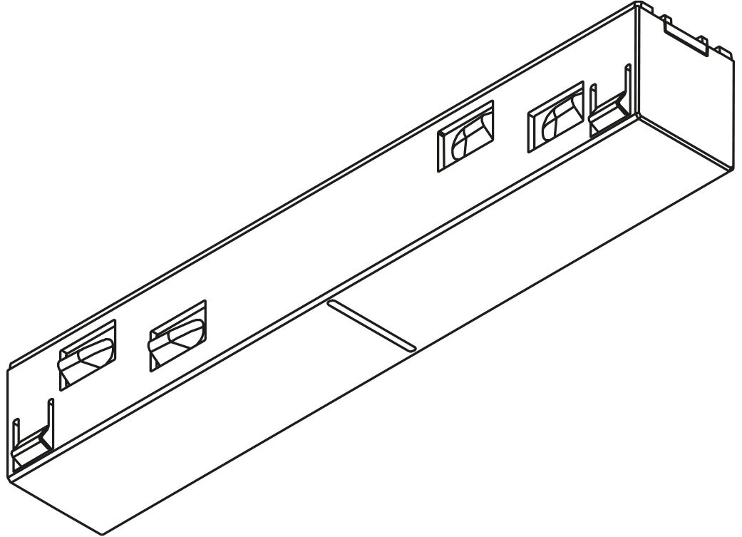 Arkoslight - Central Connector 48V W - Catégorie: Track 48V