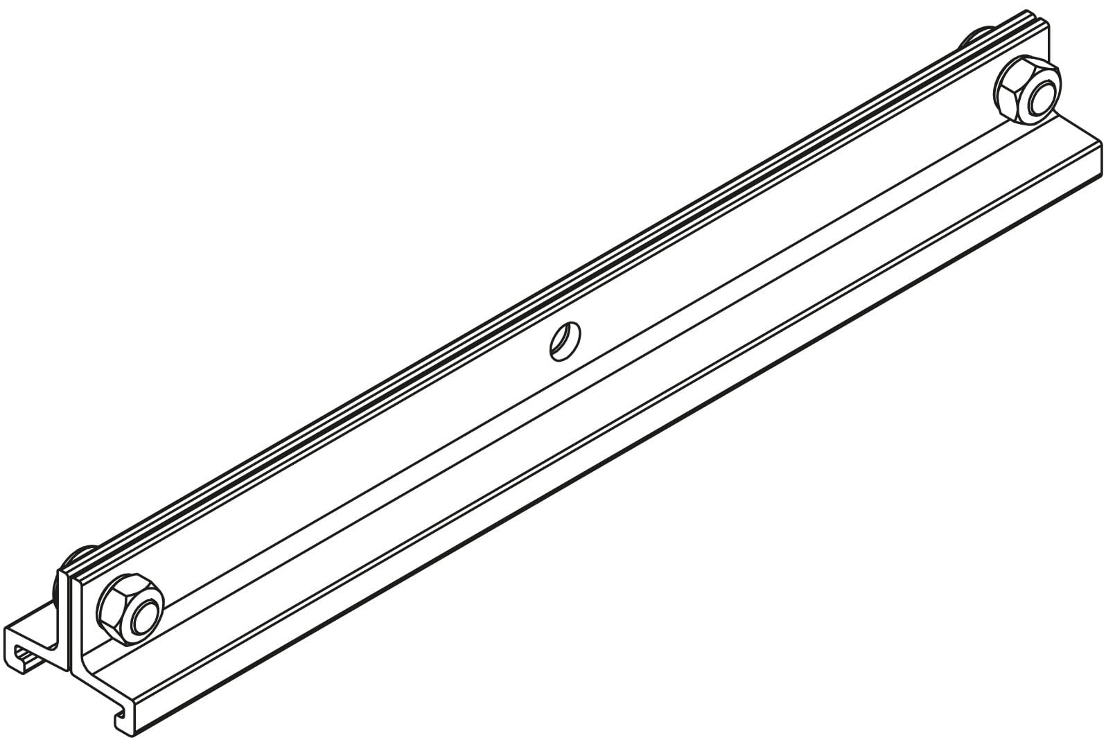 Arkoslight - Trimless Long T-Bracket 48V - Catégorie: Track 48V