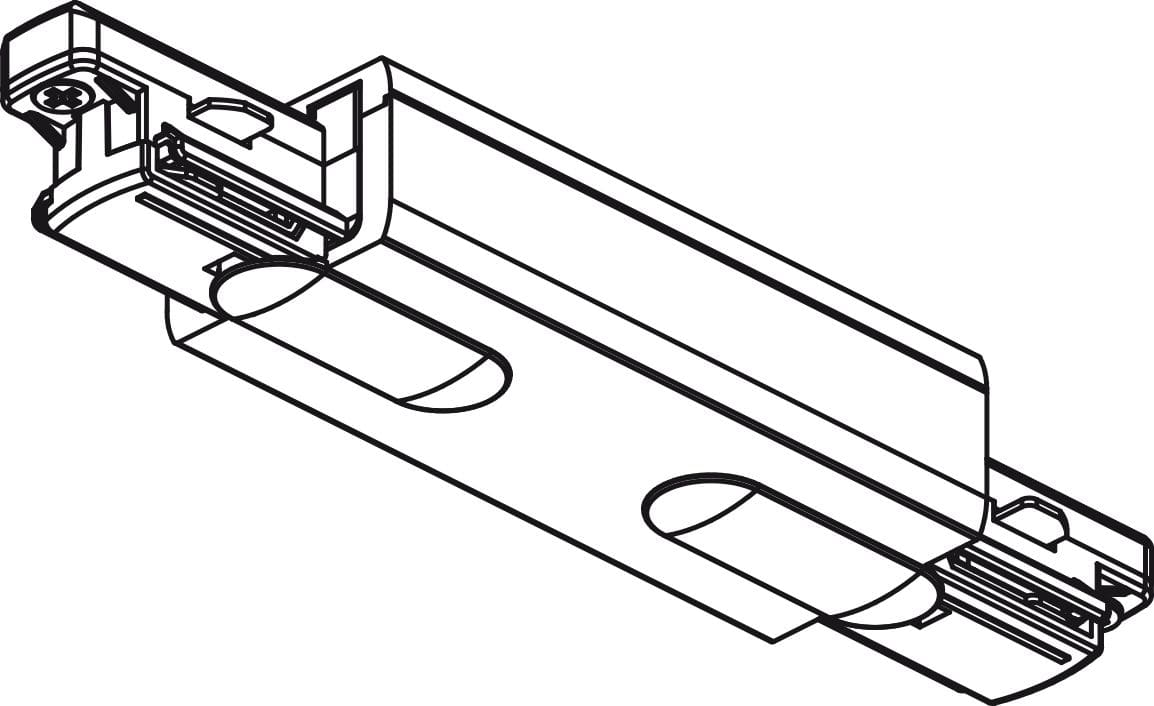 Arkoslight - Track 1L Central Connector Blanc - Catégorie: Track 3L