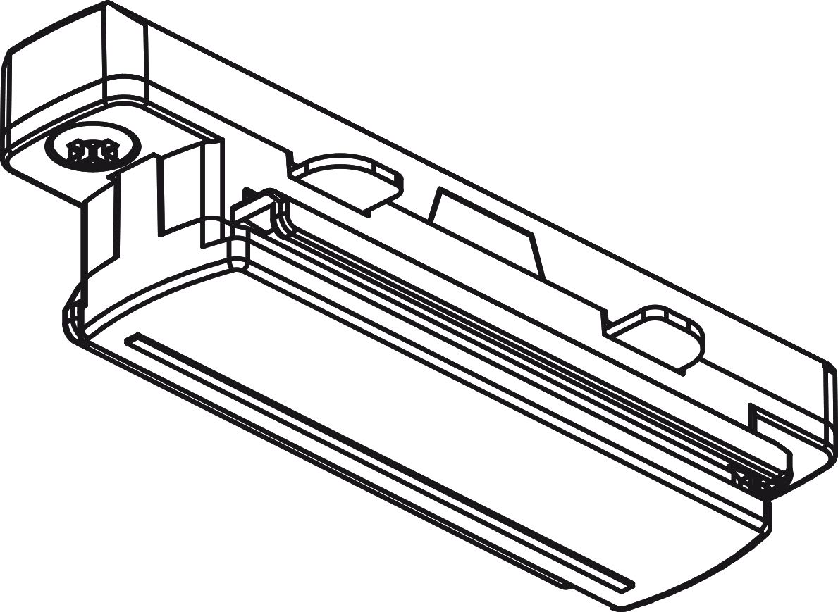 Arkoslight - Track 230V 1L Contact Joint Noir - Catégorie: Track 1L