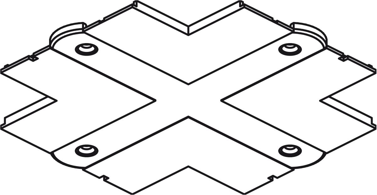 Arkoslight - Track 3L Dim Dali Corner Cover Plate Blanc - Catégorie: Track 3L Dim
