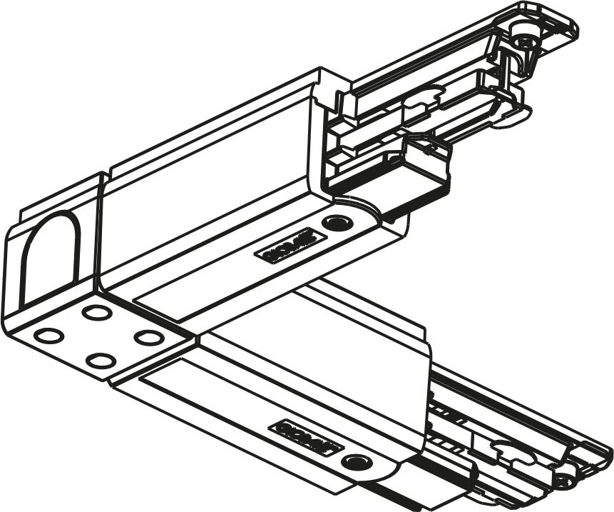 Arkoslight - Track 3L Dim Dali 90° B Angle Blanc - Catégorie: Track 3L
