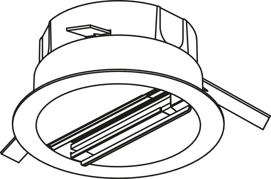 Arkoslight - Tracklight Recessed Adapter W - Catégorie: Track 3L