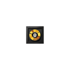 Arkoslight - Black Foster Recessed 1 Flood Dim Push 3000K IP20 CRI>90 Noir Mat-Or métallique