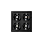 Arkoslight - BlacK CRI>90 Foster Rec IP54 2x2 Flood Dim Dali 3500K CRI>90 Noir