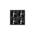 Arkoslight - Black Foster Recessed 2X2 Flood 3000K IP20 CRI>90 Blanc-Noir