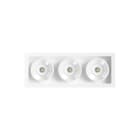Arkoslight - Black Foster Recessed 3 Flood Dim Dali 2700K IP20 CRI>90 Blanc