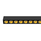 Arkoslight - Black Foster Surface 10 Spot Dim Push 3500K IP20 CRI>90 NTMG