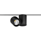 Arkoslight - Io 48V Dim Dali 30° 2700K IP20 CRI>90 Noir Texturé - Rail Blanc