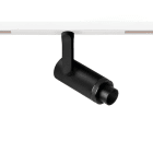 Arkoslight - Plus Mini 48V Short Non Dim 3000K IP20 CRI>90 Noir Texturé - Rail Blanc