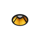 Arkoslight - Shot Light S Recessed Ip65 Flood 4000K IP20 CRI>90 Noir-Or métallique