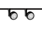 Arkoslight - Six Xs 48V Double Dim Dali 23° 3000K IP20 CRI>90 Noir Texturé