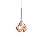 Arkoslight - Spin 48V 5M Dim Dali 40° 2700K IP20 CRI>90 Cuivre métallique - Rail Blanc