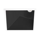 Arkoslight - Swap Square Asymmetric 7W Dim Dali/Push 2700K IP20 CRI>90 Blanc-Noir