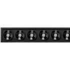 Arkoslight - Black Foster Recessed 10 Flood Dim Push 3500K IP20 CRI>90 Noir