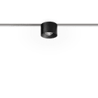 Arkoslight - Puck S 48V 2700K IP20 CRI>90 Noir Texturé - Rail Blanc