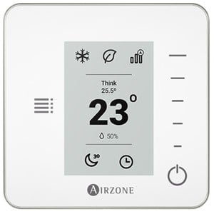 AIRZONE - AZ Thermostat IBPRO32 monochrome Think radio noir