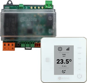 AIRZONE - Pack  Uno Pour Moteur / Vanne Et Thermostat Think Radio Noir