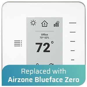 AIRZONE - Thermostat Intelligent Radio Think ZS6 Noir