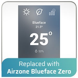 AIRZONE - Pack Thermostats Airzone Blueface zero Ibp6 Blanc - 20 Unites