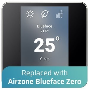 AIRZONE - Pack Thermostats Airzone Blueface zero Ibp6 Noir - 20 Unites