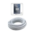 AIRZONE - Pack Thermostats Blueface zero Blancs (4) + Câble