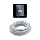AIRZONE - Pack Thermostats Blueface zero Noirs (5) + Câble