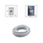 AIRZONE - Pack Thermostats Blueface zero (1) Lite Radio Blancs (5)