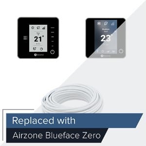 AIRZONE - AZ Pack de thermostats - Blueface + 6 Think radio noir + câble 15m