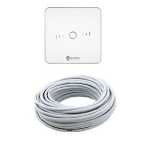 AIRZONE - AZ Pack de thermostats - 6 Lite filaire blanc + câble 100m