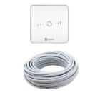 AIRZONE - Pack Thermostats Lite Filaires Blancs (7) + Câble