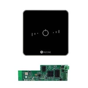 AIRZONE - Pack Thermostats Lite Radio Noirs (8) + Webserver Wifi