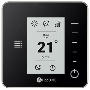 AIRZONE - AZ Pack de thermostats - 2 Think radio noir