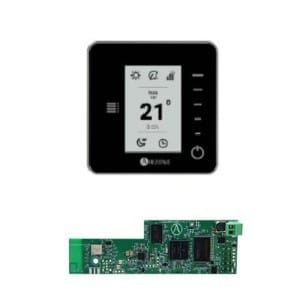 AIRZONE - Pack Thermostats Think Radio Noirs (3) + Webserver  Wifi