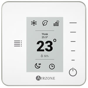 AIRZONE - Pack Thermostats Think Radio Blancs (4)
