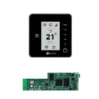 AIRZONE - Pack Thermostats Think Radio Noirs (8) + Webserver Wifi