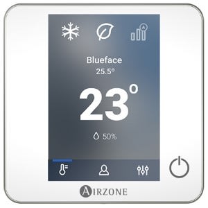 AIRZONE - Thermostat Ibpro32 Couleur Blueface zero Filaire Blanc