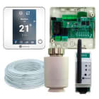 AIRZONE - Pack Airzone Radiant 7Z Radiateur A Eau- 1 BluefaceZero Blanc+7 Tetes Thermo R