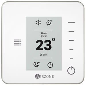 AIRZONE - Thermostat Radiant Monochrome Airzone Think Radio Blanc