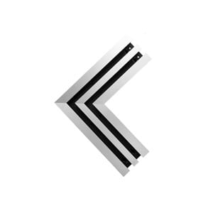 AIRZONE - AZ Angle de diffuseur linéaire 4 façon blanc