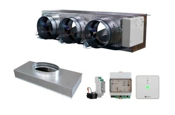 AIRZONE - AZ Pack plénums 25 HUB Medium Mitsubishi Electric 3x200 01L