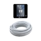 AIRZONE - Pack Thermostats BluEZero Noirs (5) + Câble