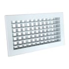 AIRZONE - AZ Grille double deflexion hor/ver 900x200 mm blanc vis