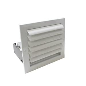 AIRZONE - AZ Grille intell lames courbe 1 dir motor 400x20 mm alumin vis