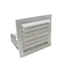 AIRZONE - AZ Grille intelligente lames courbes 1 dir motor 500x200 mm blanc vis